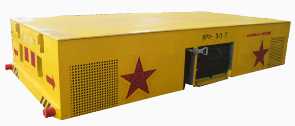 KPX蓄電池?zé)o軌轉(zhuǎn)彎電動(dòng)平車